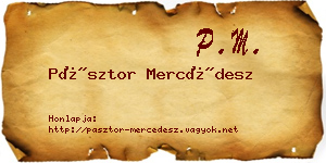 Pásztor Mercédesz névjegykártya