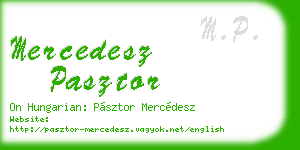 mercedesz pasztor business card