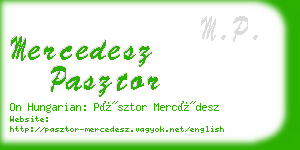 mercedesz pasztor business card